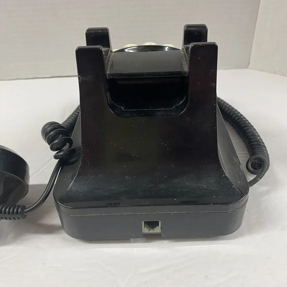 50's Style Classic Black Touch Tone Desk Phone from Polyconcept